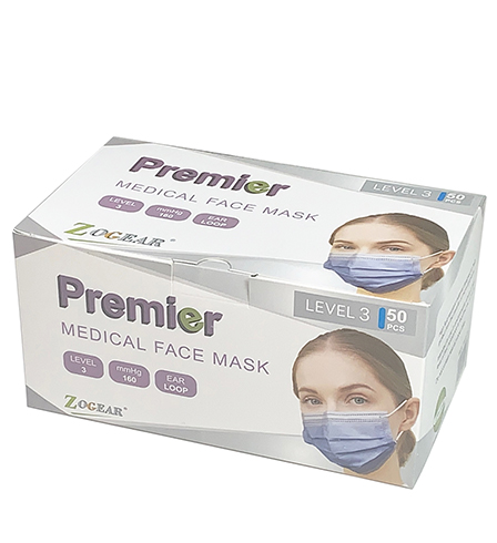Premier - Level 3 Earloop Medical Face Mask